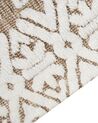 Tapis en coton blanc cassé et beige 300 x 400 cm GOGAI_884390