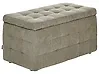 Storage Ottoman MICHIGAN Fabric Green