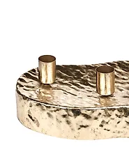 Candle Holder ATHLONE 10 cm Gold_1192875