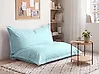 Fotel worek 600 L FUZZY 180 cm 230 cm Błękitny