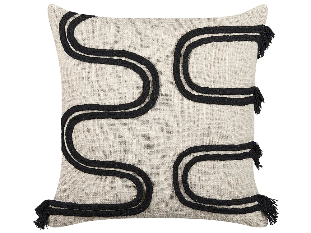CaliTime - Confezione da 2 federe per cuscini per divano, per la decorazione della casa, stile vintage damascato floreale brillante e contrasto opaco 45 x 45 cm, nero CaliTime - Confezione da 2 federe per cuscini per divano, per la decorazione della casa, stile vintage damascato floreale brillante e contrasto opaco 45 x 45 cm, nero
