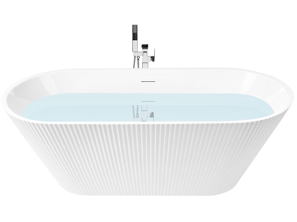 Vasca da bagno freestanding POTOSI 170 x 77 cm Bianco