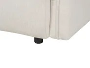 Sofa Bed 3 Seater KRAMA with Storage Fabric Off-White_898301