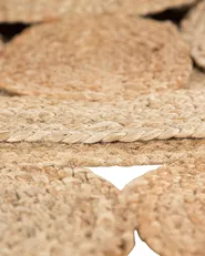 Rug AHLAT Beige ø 120 cm Jute_756614