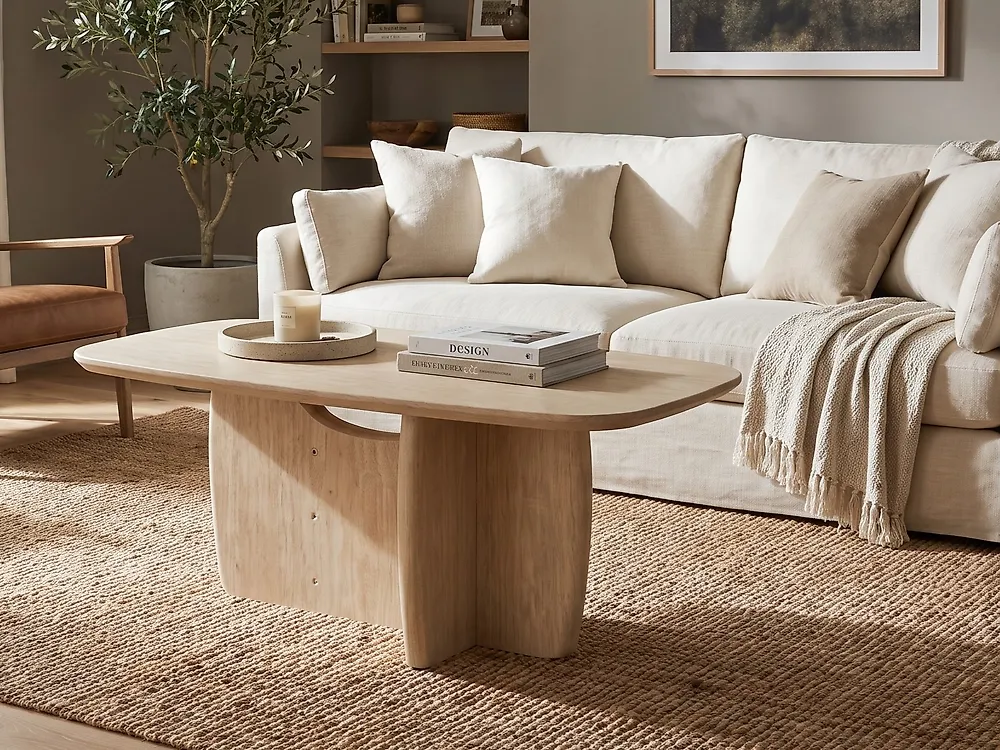 Dining Table TRAVERS Travertine Effect 180 cm 90 cm_1175114