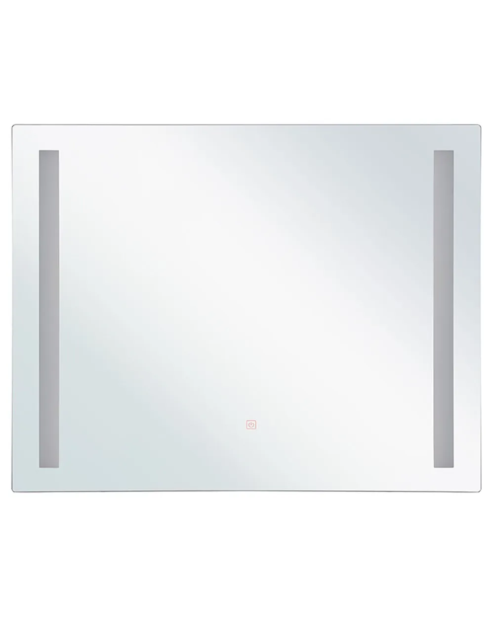 Lustro łazienkowe LED LIRAC 70 cm 60 cm Srebrny