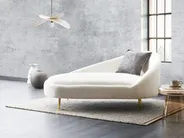 Right-Hand Chaise Longue VALREAS Boucle Off-White_969224