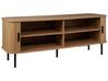 TV-Schrank helles Holz/schwarz BRADLEY_900863