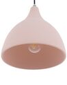 Růžová pastelová stropní lampa LAMBRO_691364