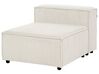 1 personers sofamodul off-white fløjl APRICA_907708