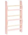 Wall Bookshelf RIGOLET 80 cm Pastel Pink
