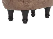 Animal Stool HORSE Horse Faux Leather Light Brown_783197