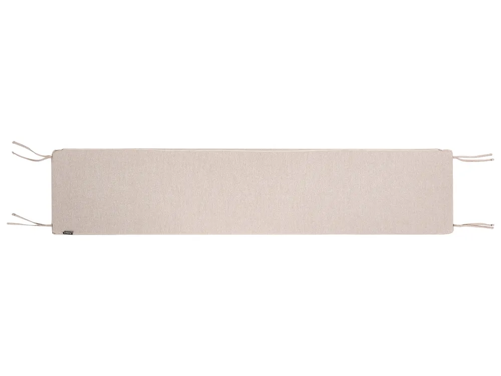 Bench Seat Pad Cushion TUSCANIA 157 x 34 cm Beige_1119154