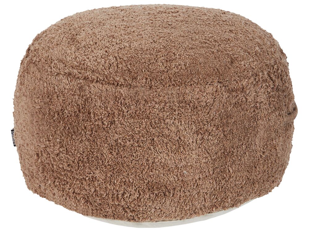 Pouf KANDHKOT Baumwolle Braun