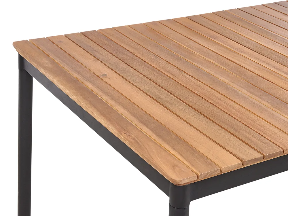 Garden Dining Table VALLESE 180 cm 90 cm Acacia Wood Brown_932857