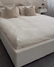 Ottoman Bed without Headboard DINAN Boucle Off-White 180 x 200 cm (EU Super King)_997119