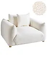 Armchair LUVOS Boucle Off-White