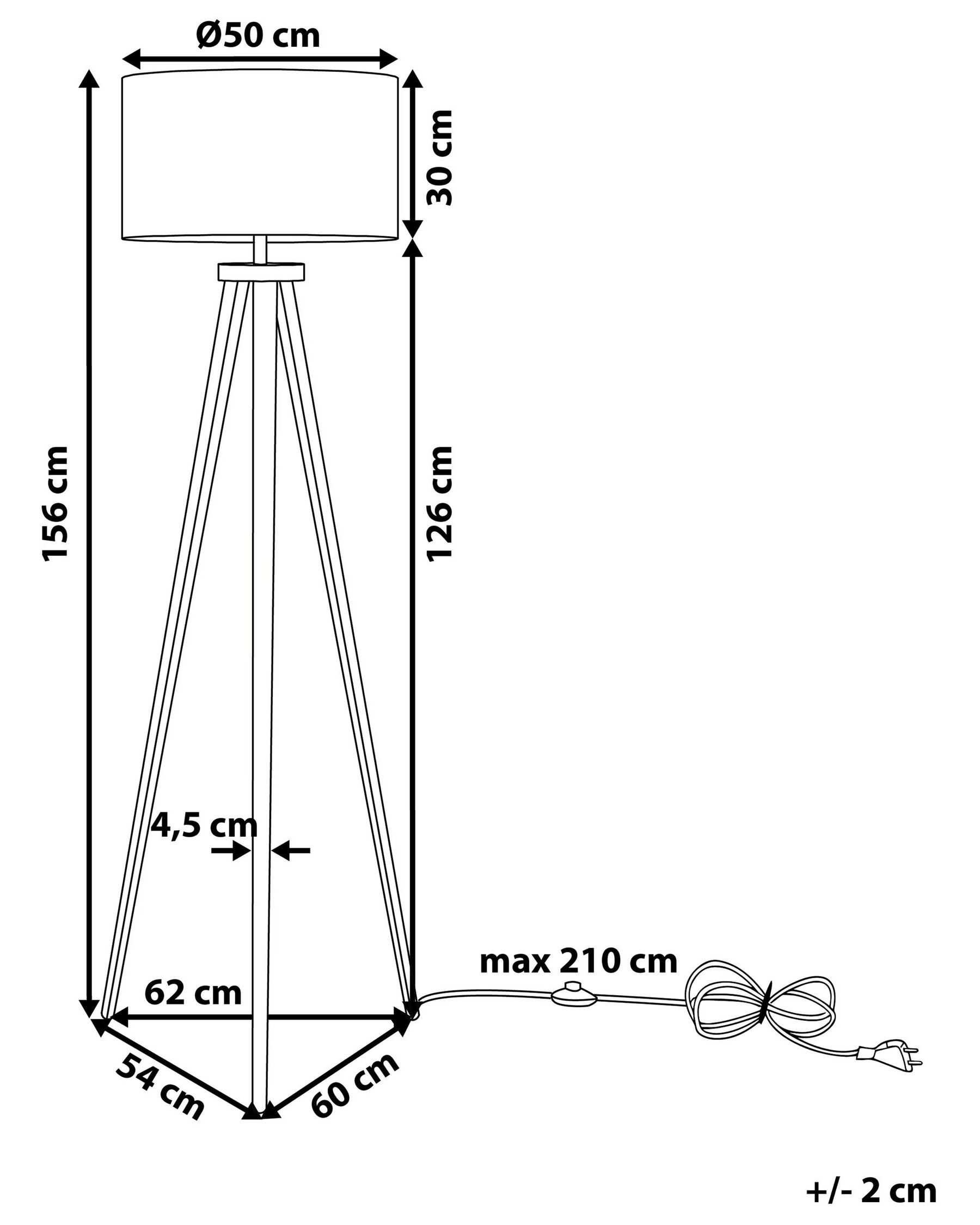 Lampada da pavimento STILETTO Metallo Grigio_778465