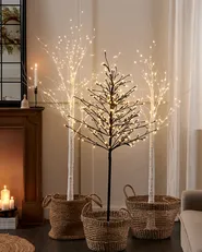 Dekoracja ogrodowa LED LAPPI 160 cm Choinka Biały_835469