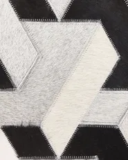 Rug NARMAN Grey 140 x 200 cm Leather_780716