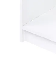 3 Tier Bookcase ZEHNA 117 cm White_1026469