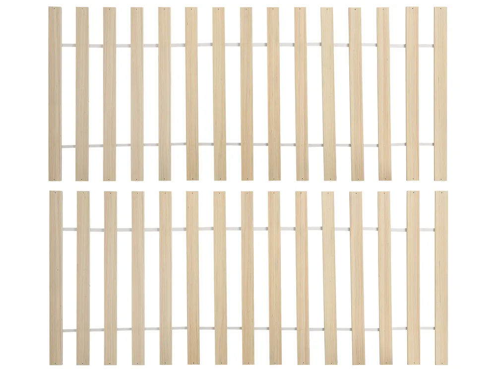 Bed Pine Wood CARNAC 160 x 200 cm (EU King Size) Light Brown_996297