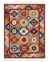 Kelim Teppich Wolle mehrfarbig 160 x 230 cm orientalisches Muster Kurzflor LUSARAT_858499