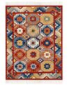 Dywan wełniany kilim 160 x 230 cm wielokolorowy LUSARAT_858499