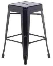 Set di 2 sgabelli da bar CABRILLO Metallo Nero_694340