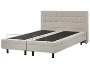 Adjustable Bed Fabric DUKE 160 x 200 cm (EU King Size) Beige_798029