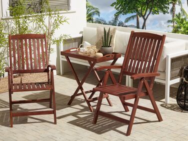 Acacia Wood Bistro Set TOSCANA