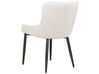 Lot de 2 chaises de salle à manger blanc cassé EVERLY_881838