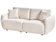 Modular Sofa 2 Seater MESNALI Boucle Off-White_1046268