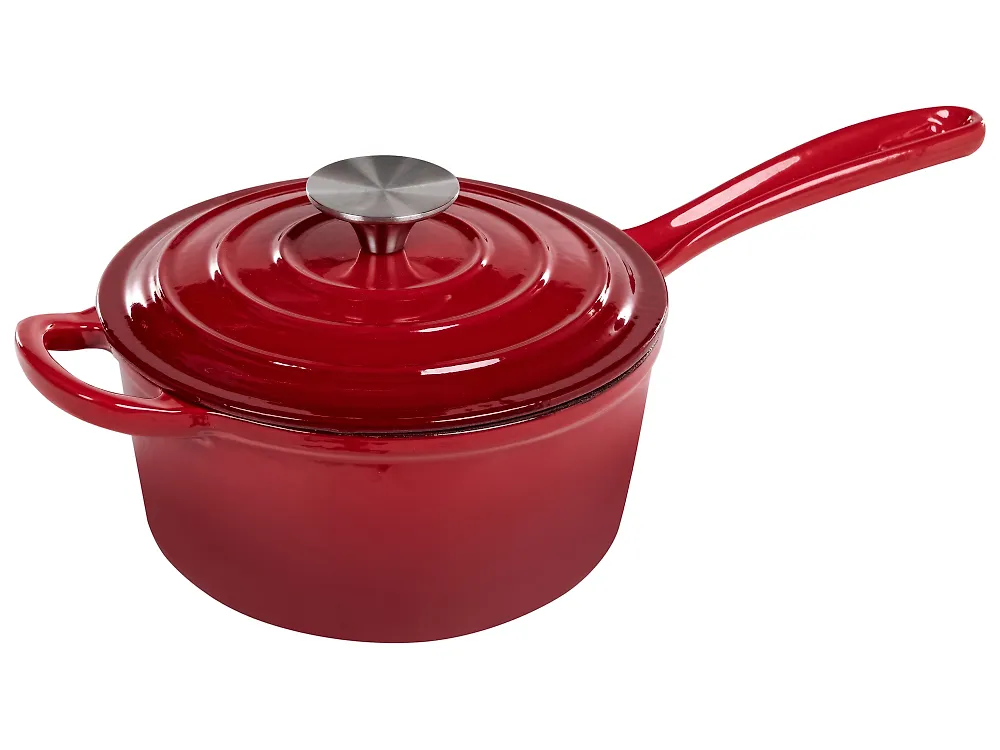 Gusseisen Kochgeschirrset 8-teilig FEURA Rot_1170410