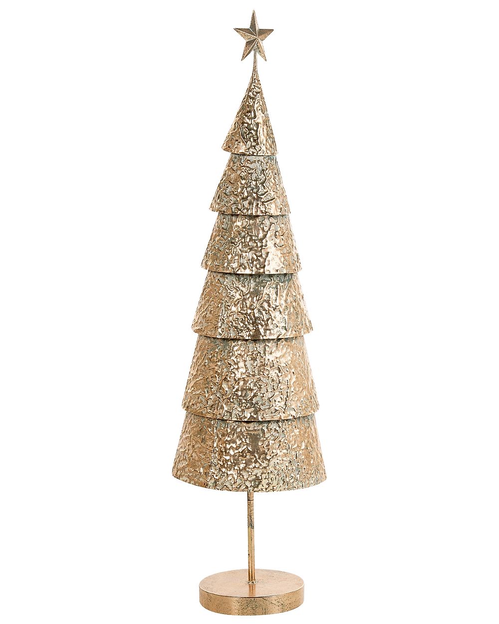 Christmas Decoration PORVOO 110 cm Christmas Tree Gold