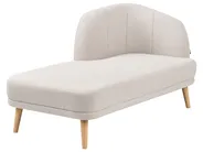 Right-Hand Chaise Longue TANLAY Fabric Light Beige_948403