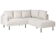 Divano angolare 4 posti BREDA Tessuto Beige chiaro Lato Sinistro_1078078