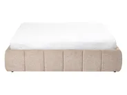 Ottoman Bed without Headboard GENAS Fabric Beige 140 x 200 cm (EU Double)_1070247