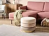 Pouffe LOUIN Velvet Beige