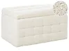Storage Ottoman MICHIGAN Boucle White