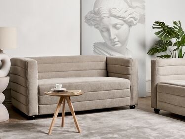 2-seters sofa stoff Taupe HOFN