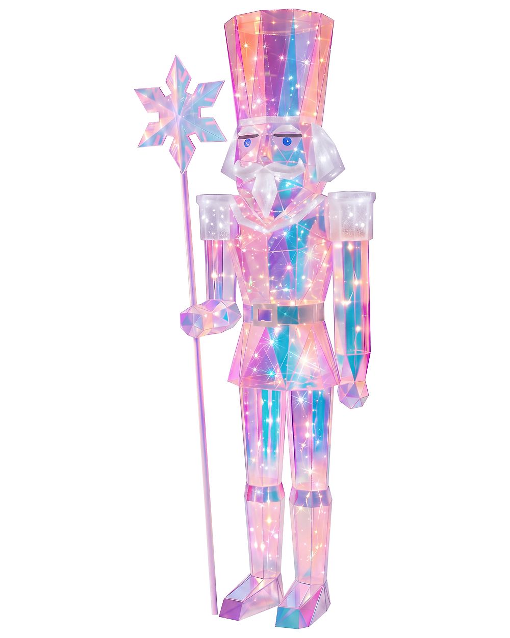 Outdoor Decoration LED KINNULA 152 cm Nutcracker Multicolour