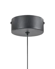 Lampadario a LED SARELA Metallo Nero_1010509