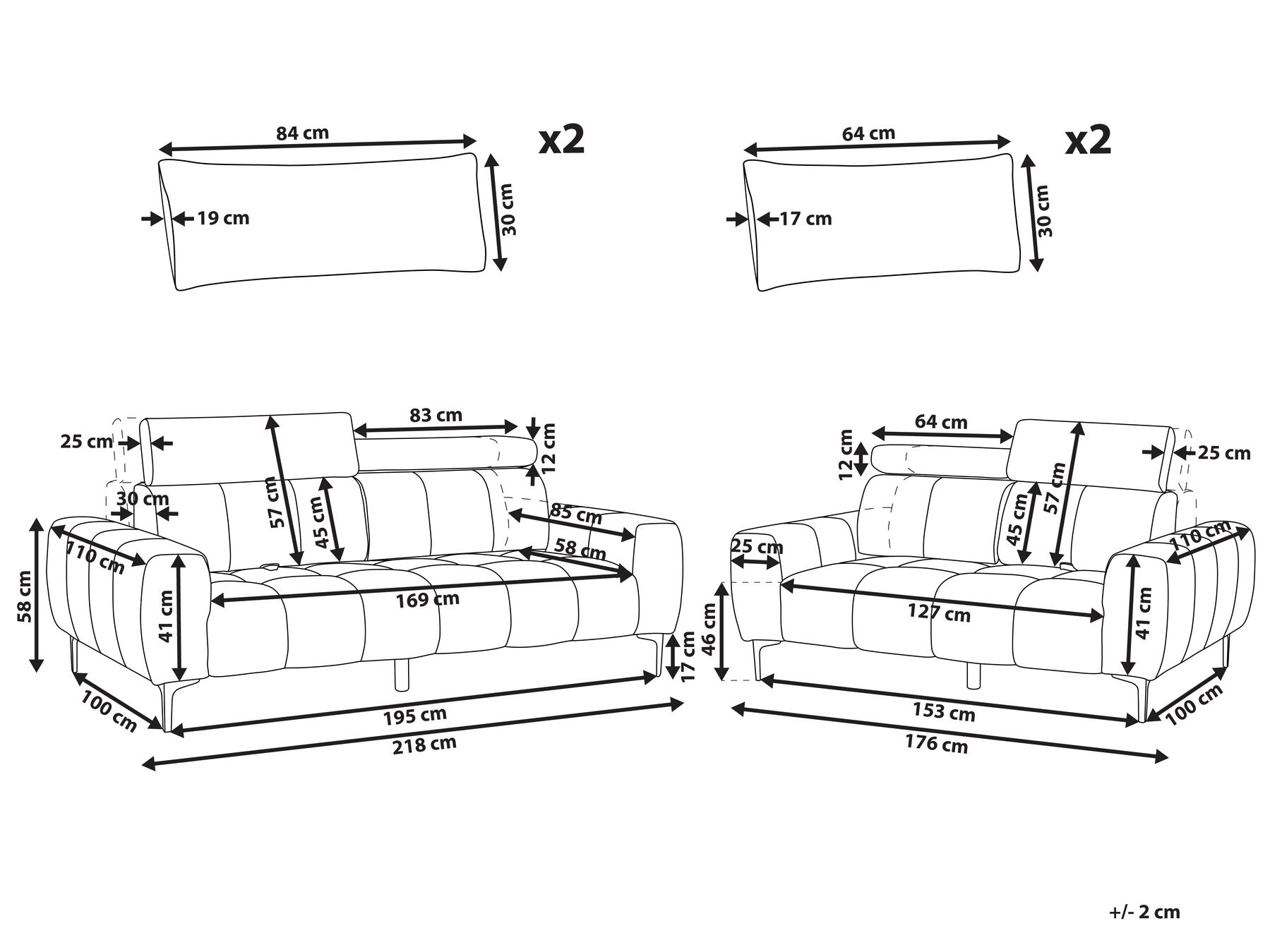 Boucle Living Room Set White VEGAMO_926123 Boucle Living Room Set White VEGAMO_926123
