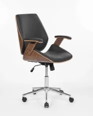 Bürostuhl BENDRA Kunstleder Schwarz_1168202