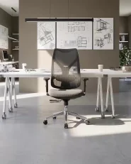 Bürostuhl VELIO Stoff Schwarz_1156512