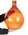 Glass Decorative Vase 48 cm Golden Brown CHATNI_867358