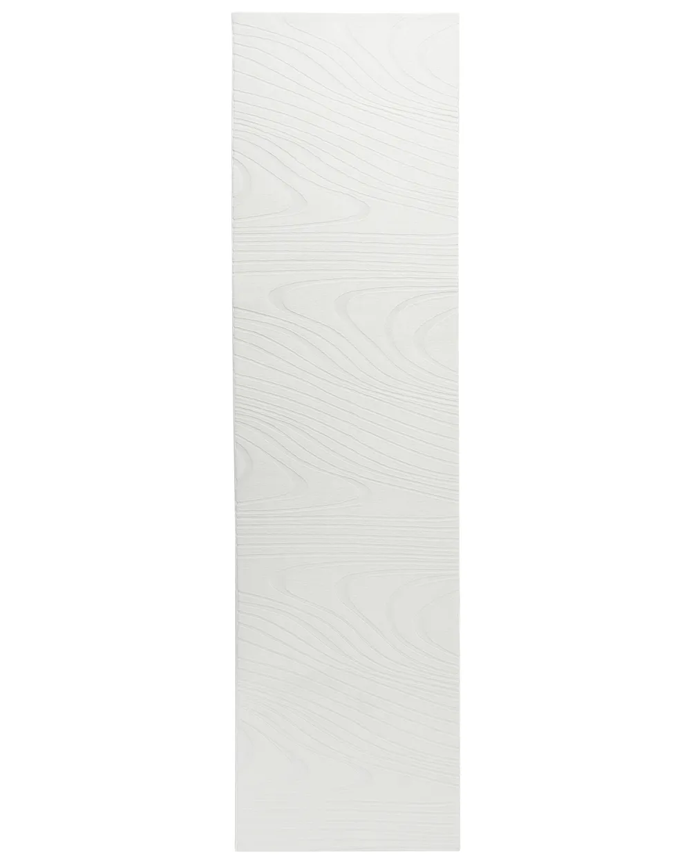 Dywan ze sztucznego futra ONTAKE Złamana biel 80 x 300 cm