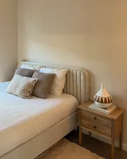 Bed Velvet BRIN 180 x 200 cm (EU Super King) Taupe_961408