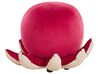 Pouf animaletto in velluto rosso OCTOPUS_783576